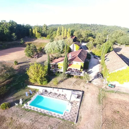 D'hotes Independante De Pouzatel Proche Bonaguil Bed & Breakfast